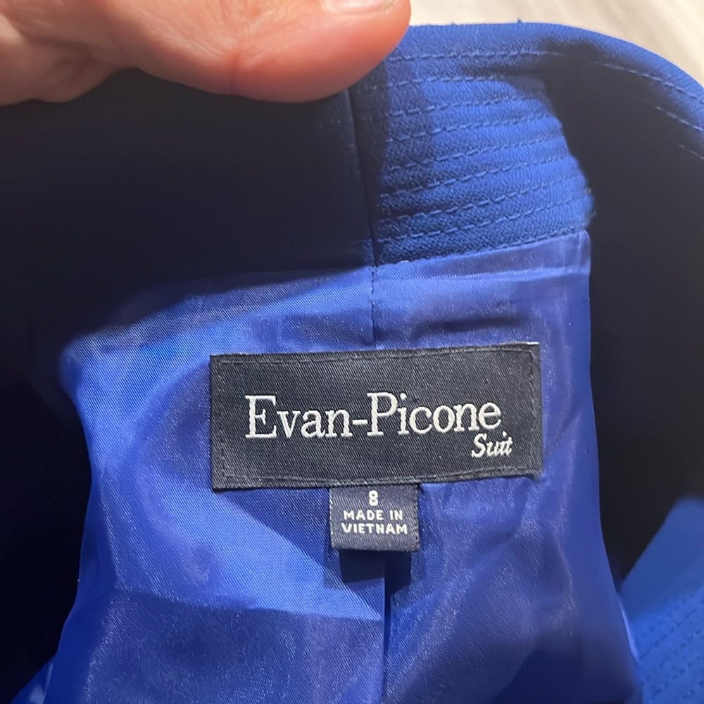 Evan picone Elegant Blue Women's Blazer - Picture 5 of 8